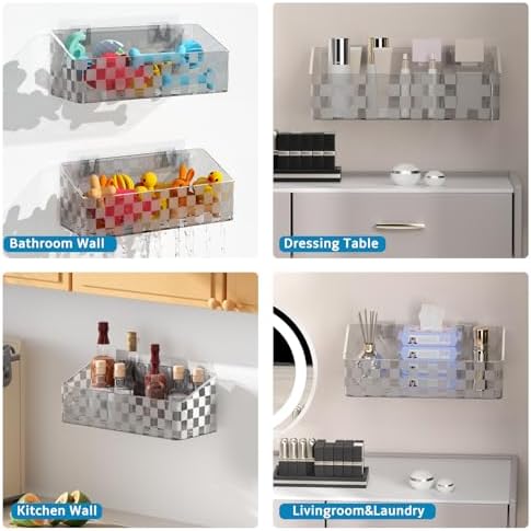 Natheeph 2 Pack Bath Toy Storage Holder