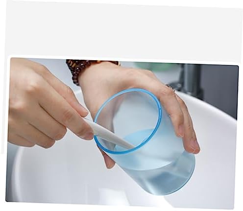Transparent Toothbrush Cup Water Mug for Bathroom Elegant Sturdy Design
