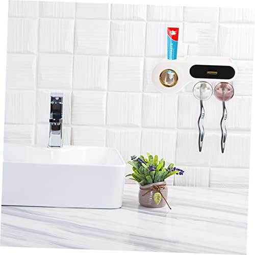 Multi-Use Wall-Mounted Organizer for Toothbrushes More