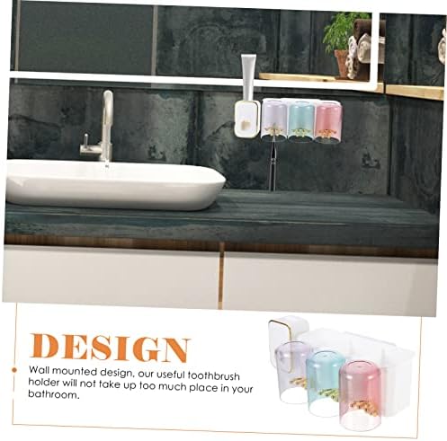Premium Wall-Mounted Toothbrush Holder Squeezer for Home Use