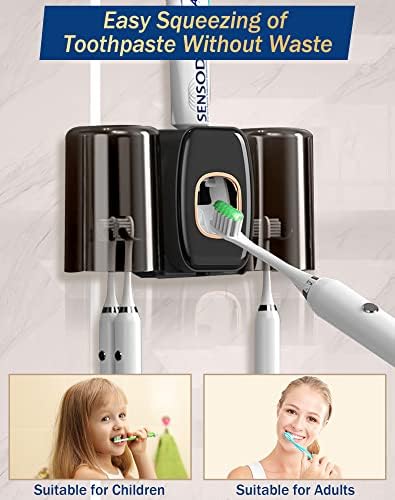 Efficient Wall-Mounted Toothpaste Holder
