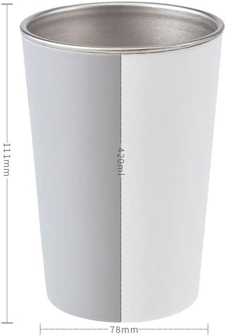 Stainless Steel Mouthwash Toothbrush Holder Simple Elegant Design Includes 2-Piece Set GrayWhite