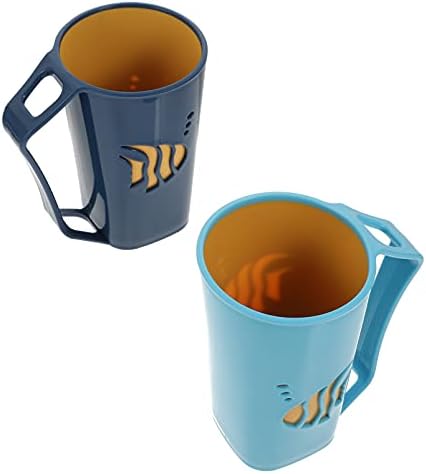 Healifty Travel Toothbrush Tumbler Set