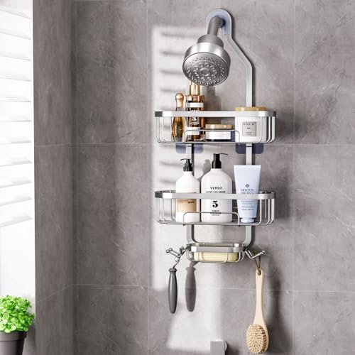 Effortlessly Organized Showers Rust-Resistant Caddies from Ycpasta