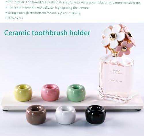 Mini Ceramic Toothbrush Holder Set