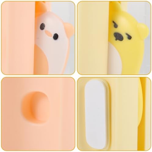 Two-Piece Electric Toothbrush Holders - Magnetic Durable for Home Use