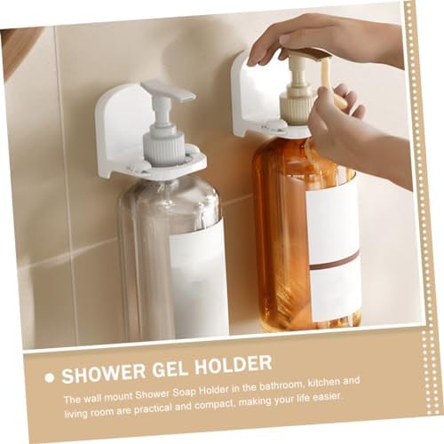 DRESSOOS Wall-Mounted Shampoo Holder Space-Saving Soap Rack