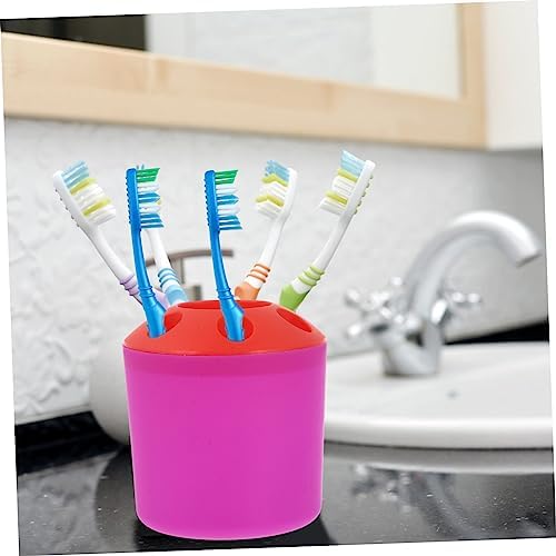 Beatifufu Toothbrush Holder 4 Slot Organizer