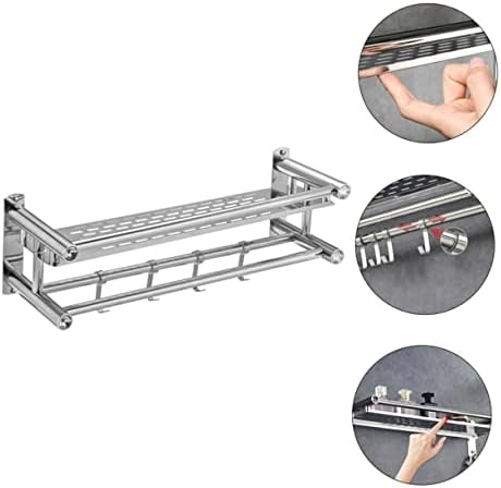 HEALLILY Stainless Steel Bath Storage Rack