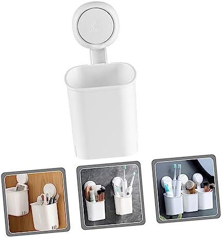 Cup Toothbrush Holder - Wall-Mounted
