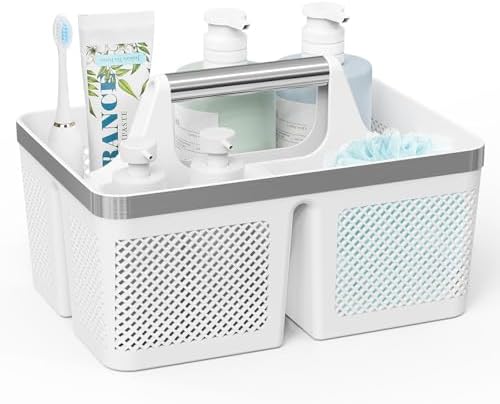 Portable Shower Caddy Bathroom Organizer with Built-in Handle