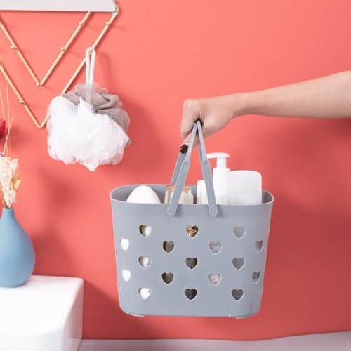 Portable Plastic Storage Basket Shower Tote Organizer Bin