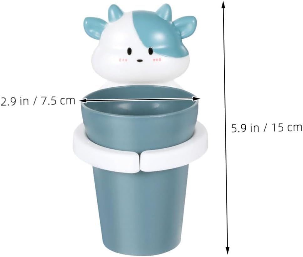 Amosfun 2pcs Cartoon Rinse Cup Set for Boys and Girls