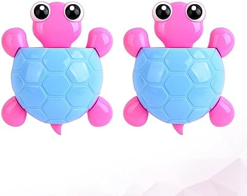 Zerodeko 2PCS Cute Turtle Toothbrush Holder for Adults Kids