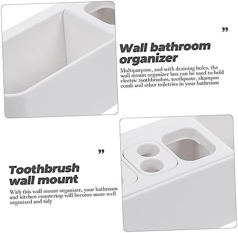 Eco-Friendly Wall-Mounted Electric Toothbrush Holder