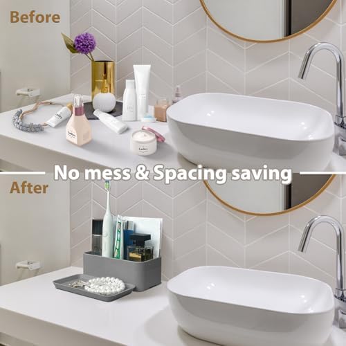 6 Compartment Silicone Cosmetics Organizer