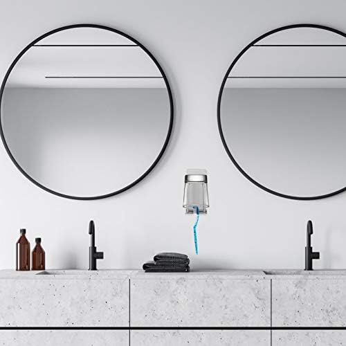 2pcs Wall Mounted Cup Holder Toothbrush Dispenser Stand