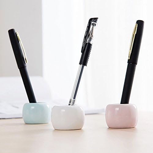 Airmoon Mini Ceramics Toothbrush Holder Stand for Bathroom Pack of 2