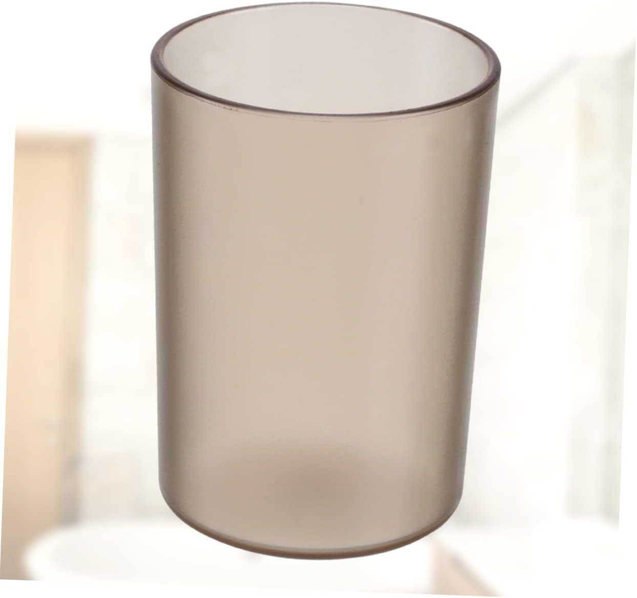 Mobestech Transparent Toothbrush Cup for Adults