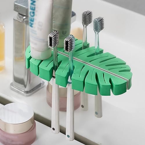 Durable Versatile Wall-Mounted Toothbrush Plug Towel Organizer Self-Adhesive Multi-Surface Compatible