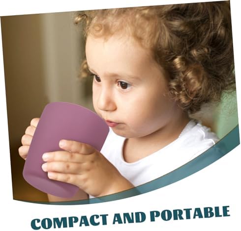 Silicone Bath Cups for Babies - Spill-Proof Leak-Proof Easy to Clean