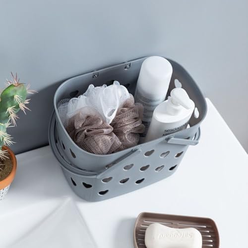 Portable Plastic Storage Basket Shower Tote Organizer Bin