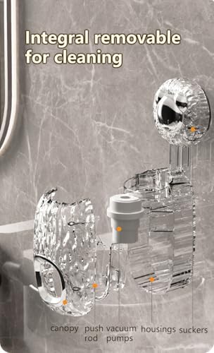 R Conlifeus Wall-Mounted Automatic Toothpaste Squeezer Dispenser 2-Piece Transparent Translucent Gray