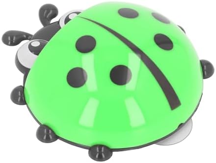 Toothbrush Hanger Rack 2PCS Space Saving Kids Toothbrush Holder Wall Mounted Plastic Green