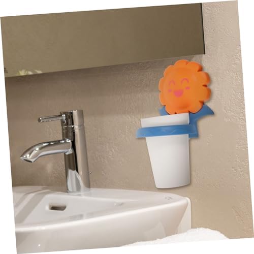 Cartoon Kids Wall Toothbrush Holder No Drill Required Durable and Safe