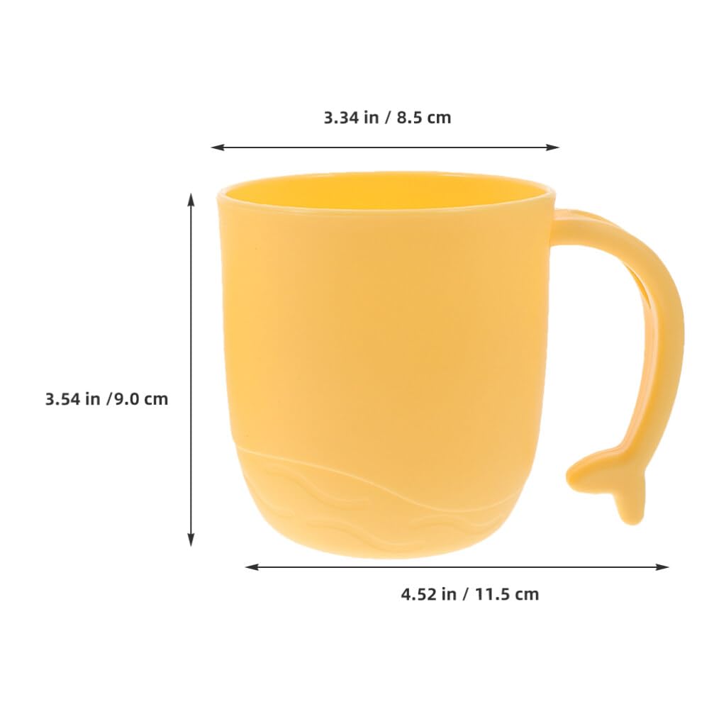 UPKOCH 3-Pack Dolphin Tail Oral Care Storage Cups