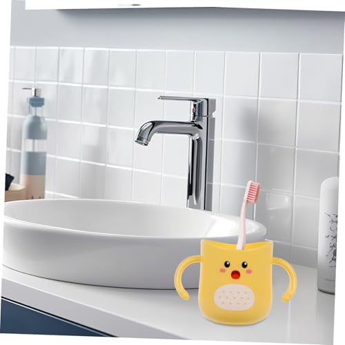 Cute Dinosaur Toothbrush Holder for Ages 3