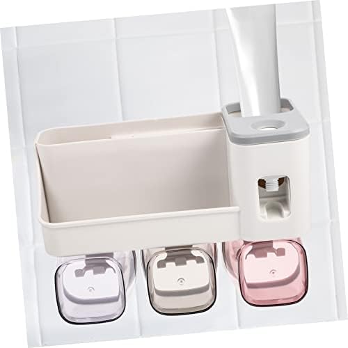 Space-Saving Wall-Mounted Toothbrush Holder for Families and Kids