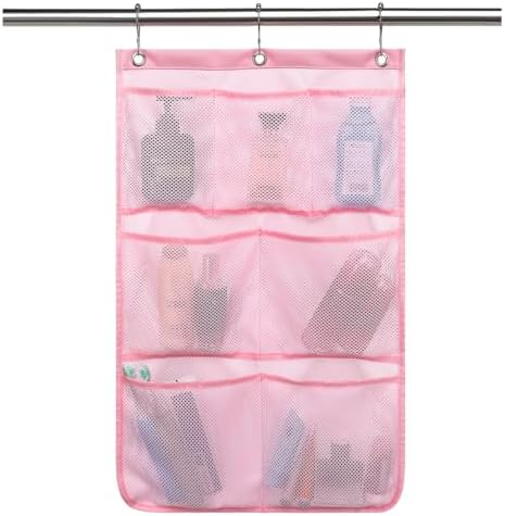 Stylish Portable Mesh Shower Organizer for Travel and Cruises