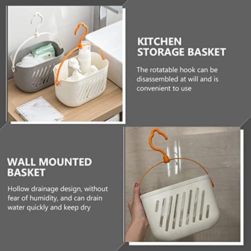 DOITOOL Plastic Hanging Shower Basket with Hook