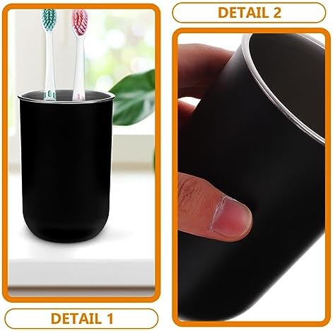 Cabilock 2Pcs Reusable Mouthwash Cups for Bathroom Toothbrush Holders