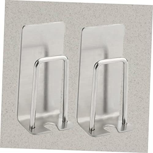 Zerodeko 2-Pack Stainless Steel Toothbrush Oral Care Holder Organizer No Drilling Required