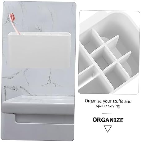 TINEASUR Scandinavian Wall-Mounted Nail and Toothbrush Organizer
