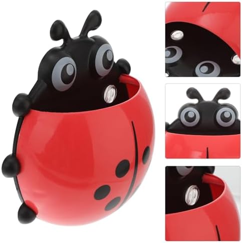 Hemoton Ladybug Toothbrush Holder - Perfect for Home Bathroom