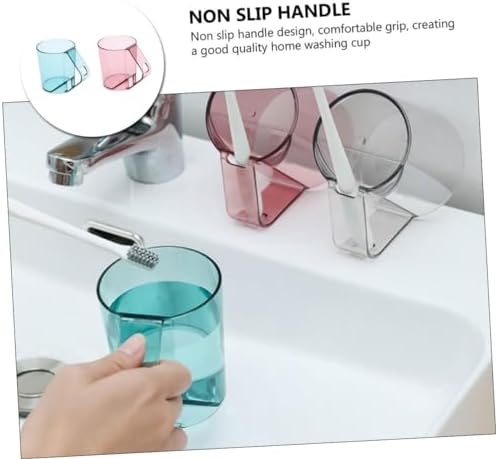 Cabilock 2pcs Toothbrush Holder Cups Reusable for Bathroom and Travel