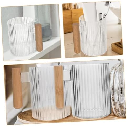 Ergonomic Mobestech 4Pcs Multi Purpose Toothbrush Holder Cups