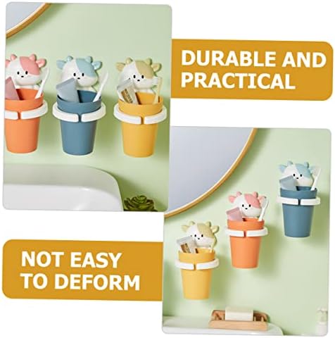 Cartoon Gargle Toothbrush Holder Wall-Mounted and Safe