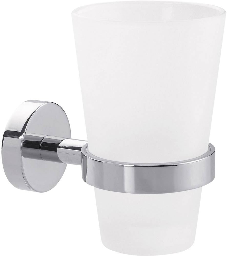 Wall-Mounted Toothbrush Holder with TESA PowerKit Technology