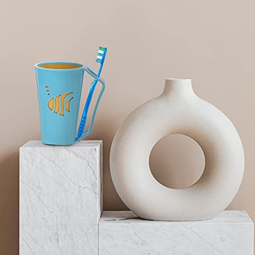 Healifty Travel Toothbrush Tumbler Set