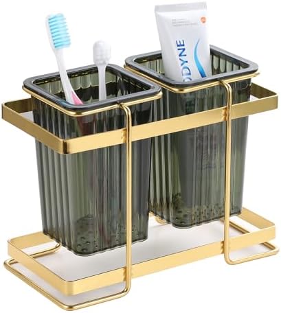 Toothbrush Holder Metal mult functional bath organizer