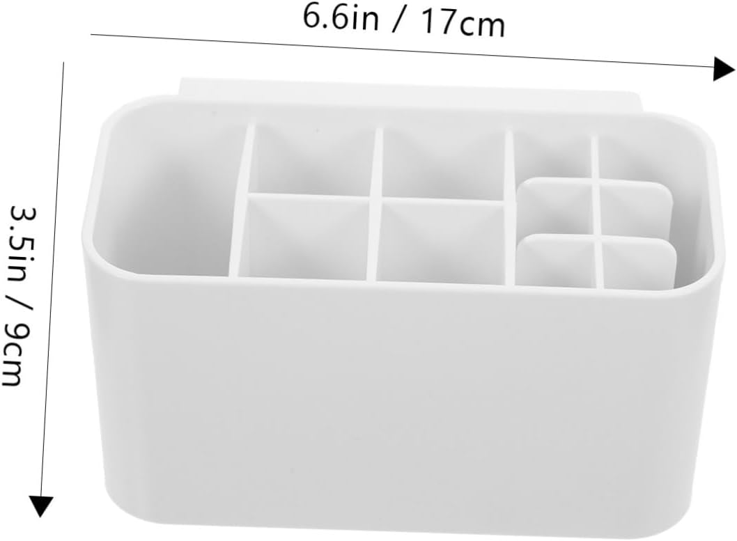 STOBAZA Bathroom Storage Organizer Wall Mounted Toothbrush Holder Modern Design
