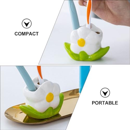 Floral Toothbrush Pen Organizer