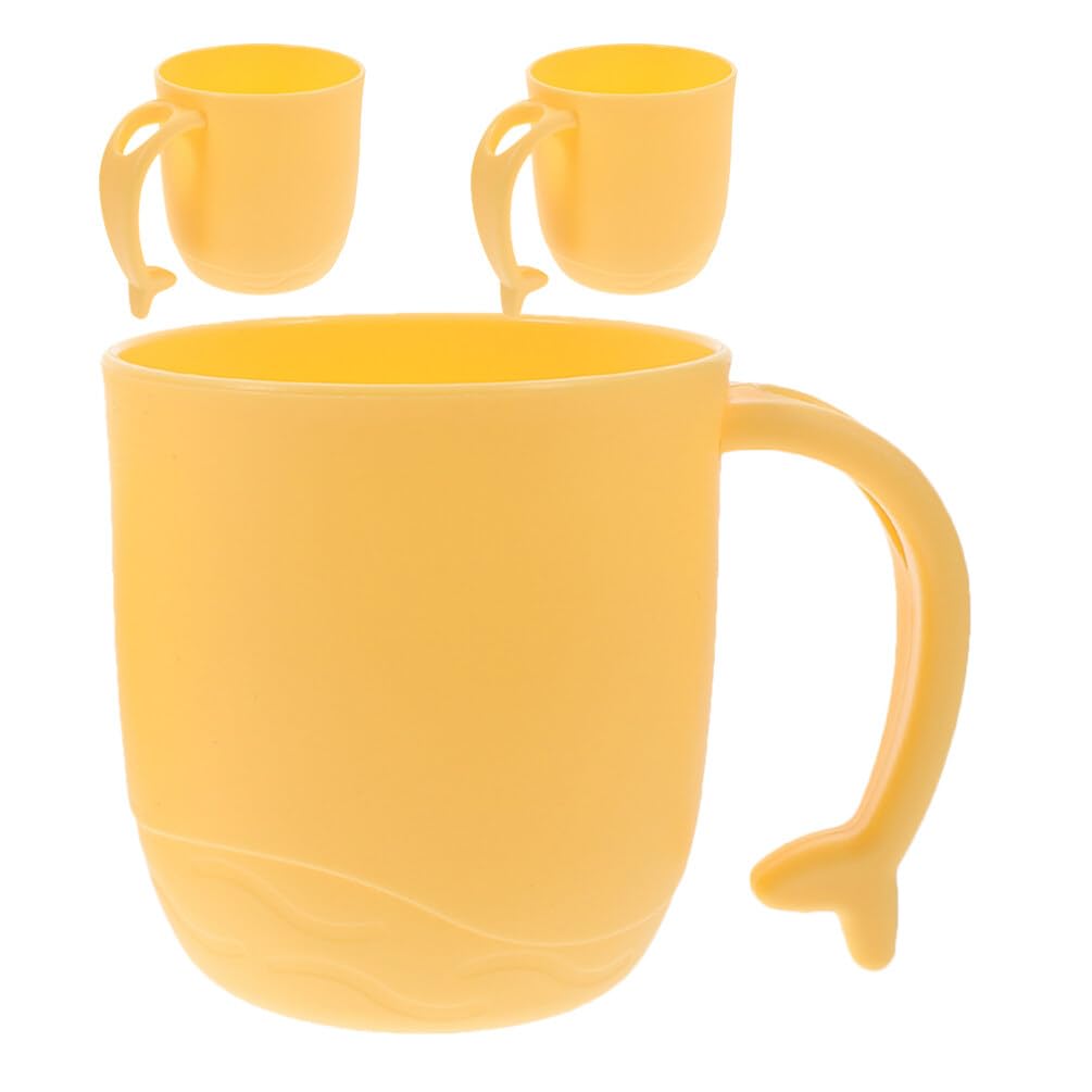 UPKOCH 3-Pack Dolphin Tail Oral Care Storage Cups