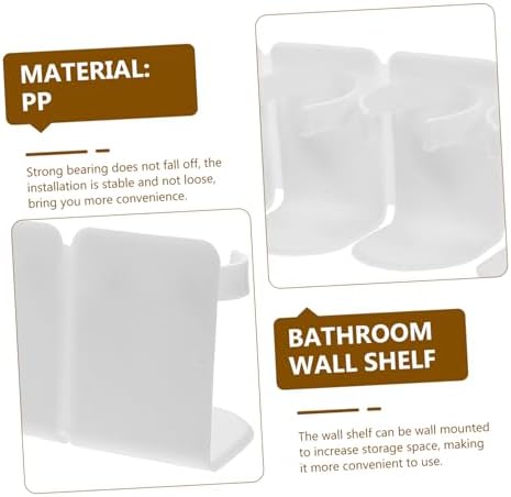 Ciieeo Punch Bathroom Wall Shelf