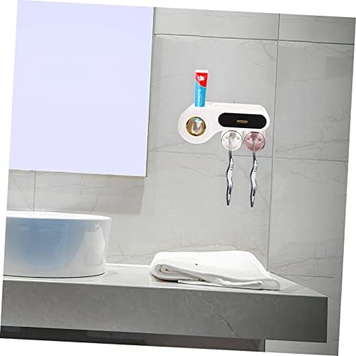 Wall-Mounted Toothbrush Cosmetics Organizer