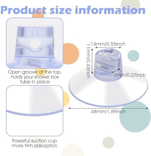 9-Piece Suction Cup Set for Shower Caddy